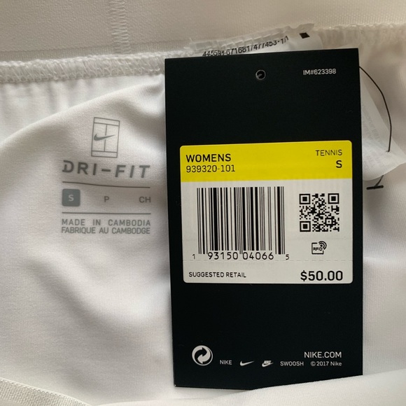 White Nike Tennis Skirt - Picture 4 of 7